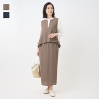 レイヤードデザインワンピース