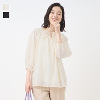 ジャガード2WAYブラウス