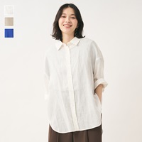 麻混2WAYシャツ