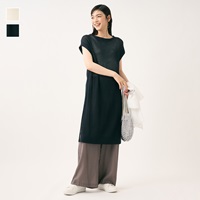 メッシュニットチュニックパンツセット