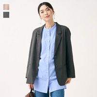 シングルブレストシャツジャケット