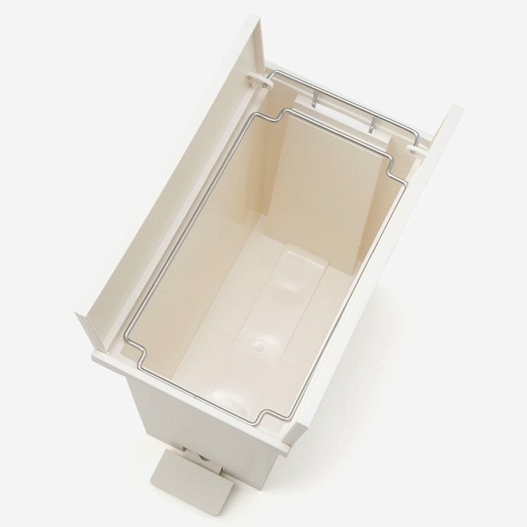 KEYUCA両開きダストボックス M(15.2L)ホワイト ゴミ箱|KEYUCA KEYUCA両開きダストボックス M(15.2L)ホワイト ゴミ箱|KEYUCA
