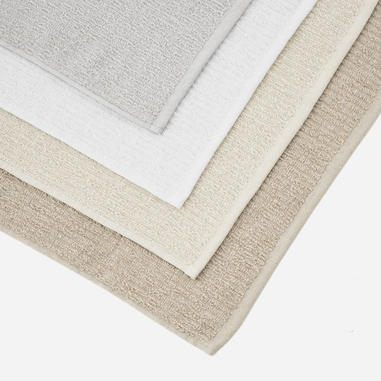 抗菌防臭1週間タオル ループ付き薄手 34×75cm 7枚セット ベージュ