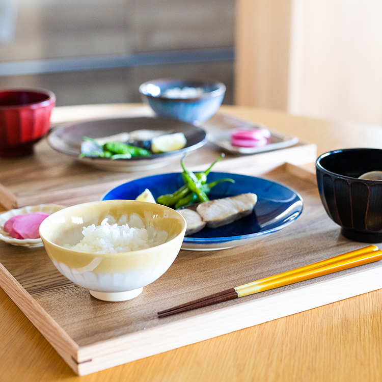 【新着！】両面三彩釉　贅沢な飯碗ペアセット(グリーン)　茶碗　★萩焼　        