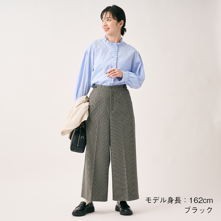 ミニ千鳥起毛ガウチョパンツ | パンツ・スカート | KEYUCA(ケユカ)公式通販