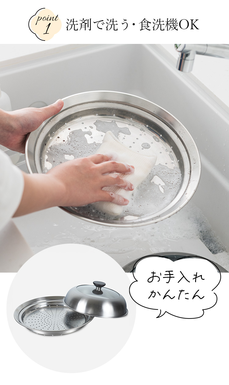 洗剤で洗う・食洗機OK