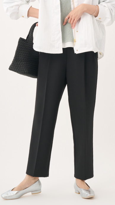 【すごナノ撥水】テーパードパンツ