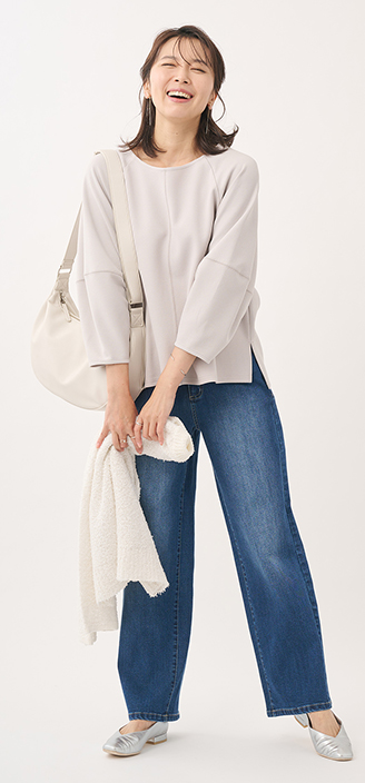 【すごナノ撥水】バックフレアベーシックシャツ