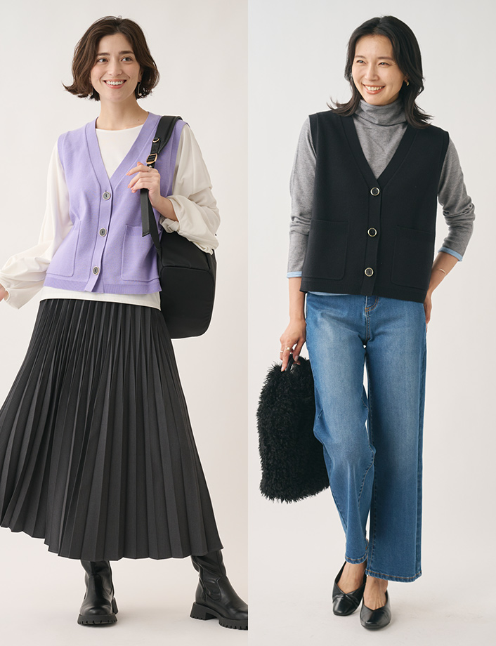 タフニットVネックベスト