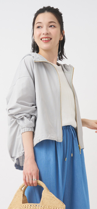 UVメッシュブルゾン