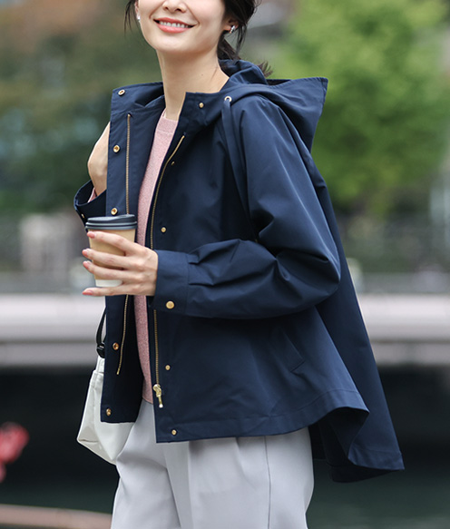 【すごナノ撥水】テントラインフーディージャケット