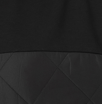 ダンボールコンビウエストドロストキルトジャケット