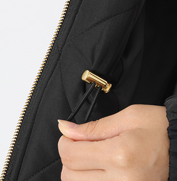 ダンボールコンビウエストドロストキルトジャケット