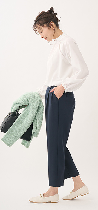 【すごナノ撥水】テーパードパンツ