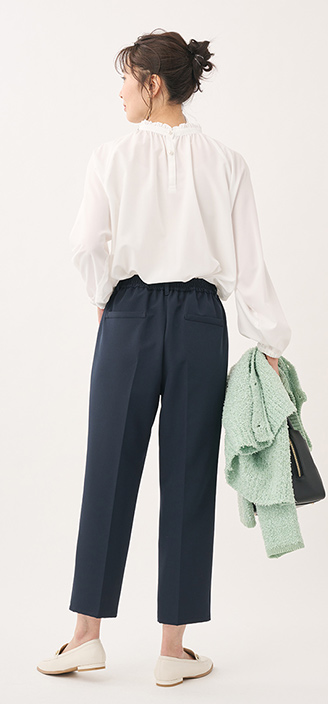 【すごナノ撥水】テーパードパンツ