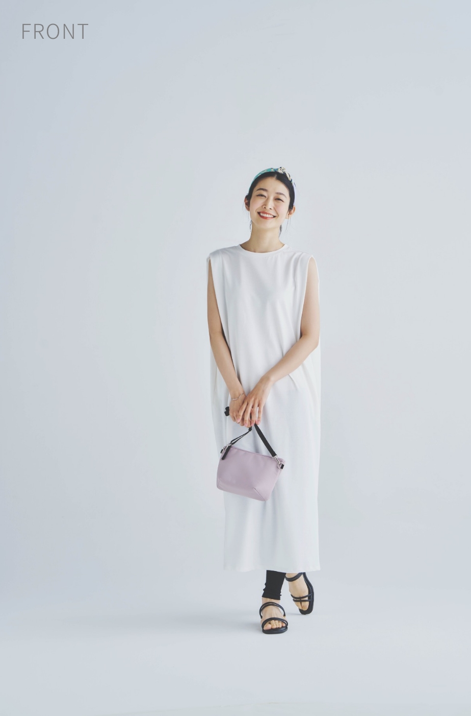 楽ちんシルエットでコーディネートの幅も広がる FRONT