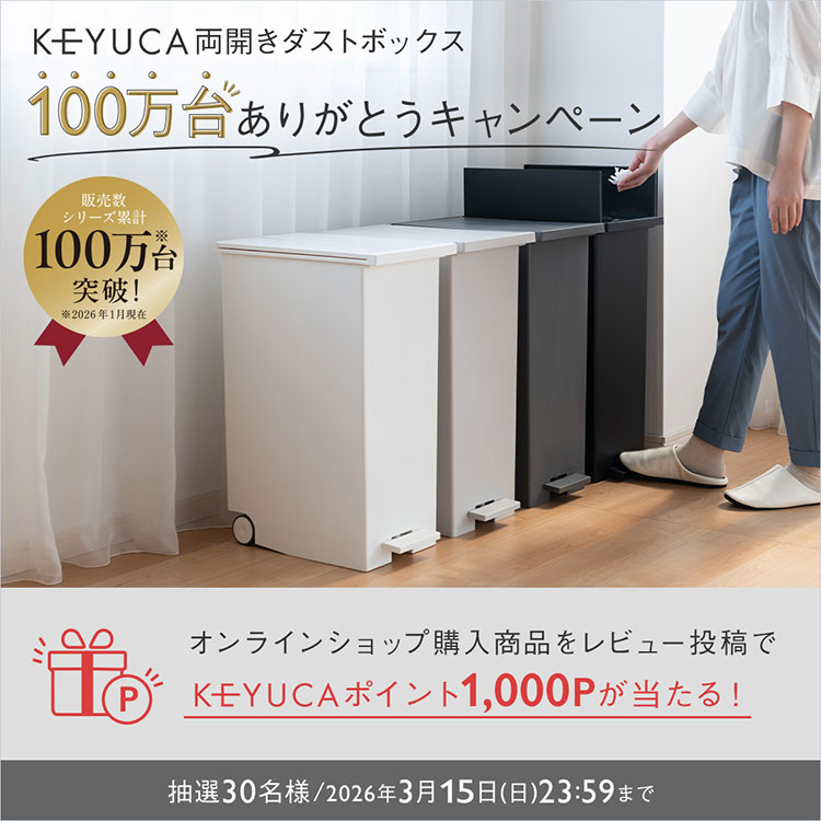 ダストボックス100万台ありがとうキャンペーン