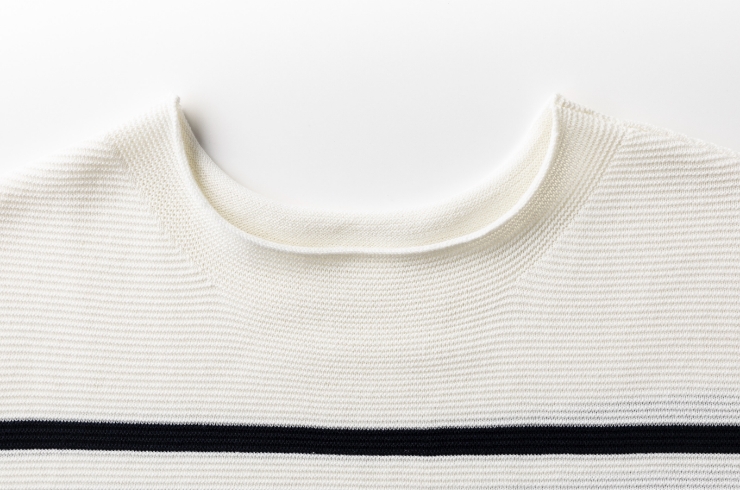 item02ガーターフレンチスリーブニット