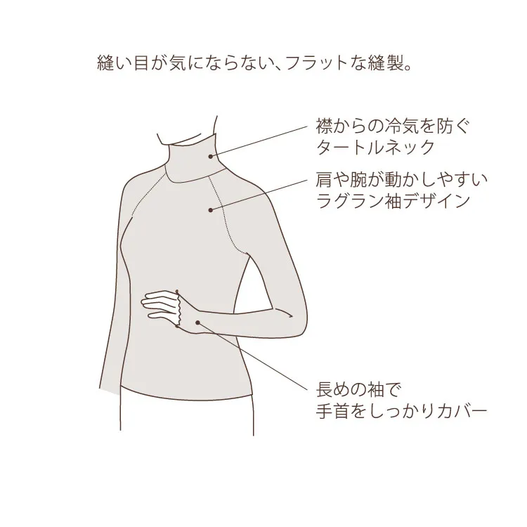 ナイトインナータートルネック