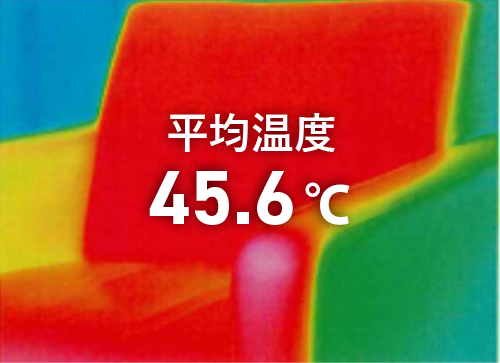 レースなしのソファ温度